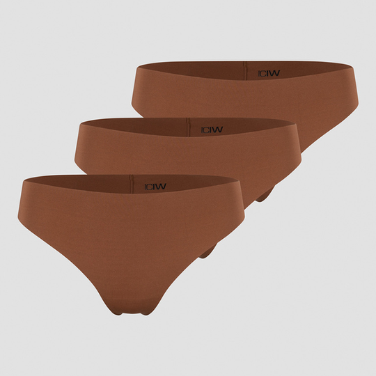 Soft Thong 3-pack, Cinnamon