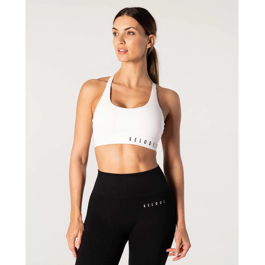 Relode Core Sports Bra White