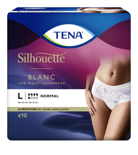 Tena Silhouette Normal L-koko 12 kpl